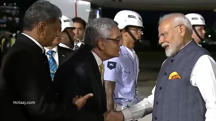 PM Modi Arrives in Brazil for G20 Summit, Hopes for Productive Discussions