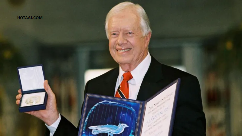 Biden and Trump lead tributes to ‘extraordinary’ Jimmy Carter after death