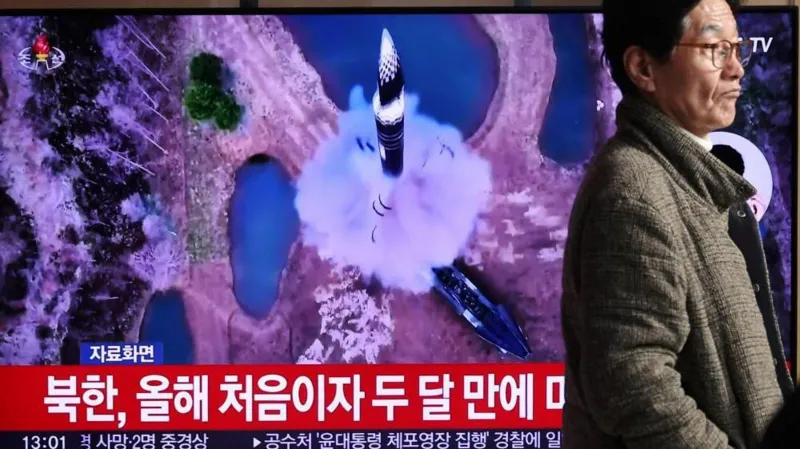 North Korea Fires Ballistic Missile, Marking First Test in Two Months