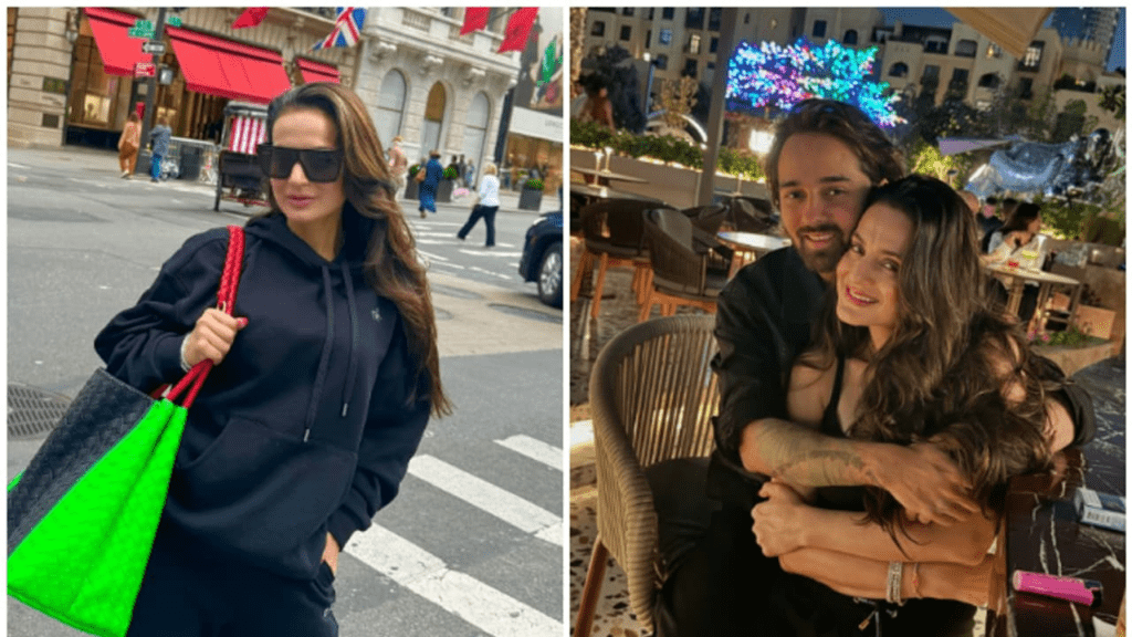 Ameesha Patel flashes dating bits of hearsay with Nirvaan Birla